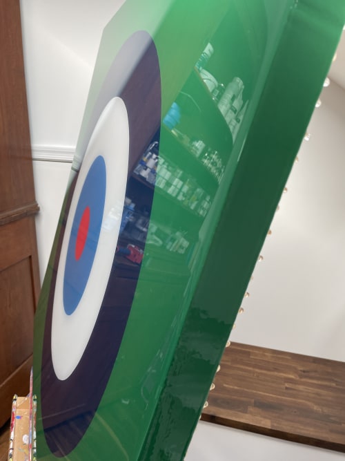 Resin Bullseye | Mixed Media in Paintings by Merrill Moore Design