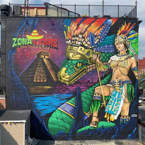 Wall Mural | Murals by Jay Mack | Zona Libre in Union City