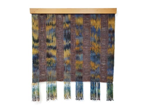 Earthen Stripe II | Tapestry in Wall Hangings by Jessie Bloom