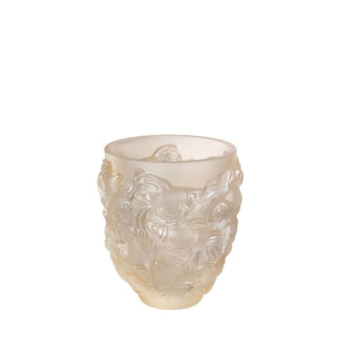 Rosetail Vase - Gold Luster Crystal | Vases & Vessels by Lalique | LALIQUE - Rue Royale in Paris