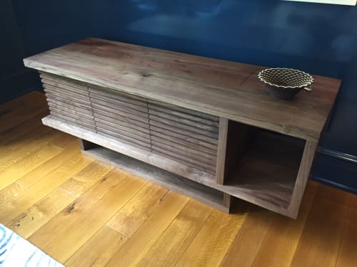 Hidden TV Credenza | Storage by Jeff Spugnardi Woodworking