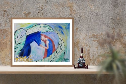 Belle (2024) | Oil And Acrylic Painting in Paintings by Elena Parau