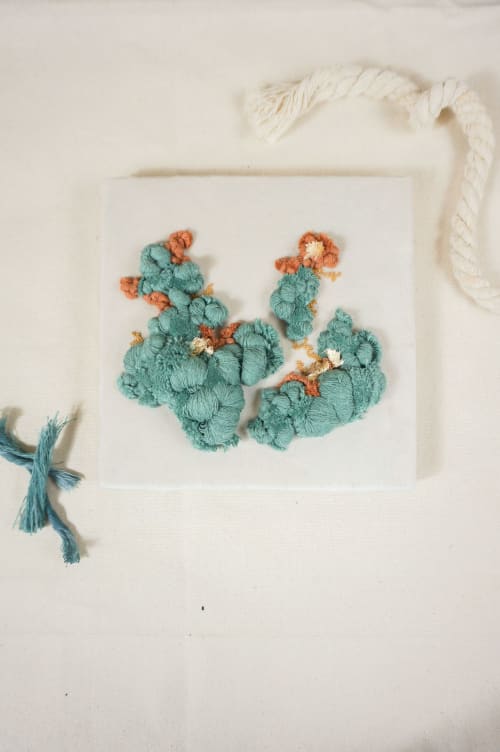 White Corals II | Wall Hangings by Mariana Baertl