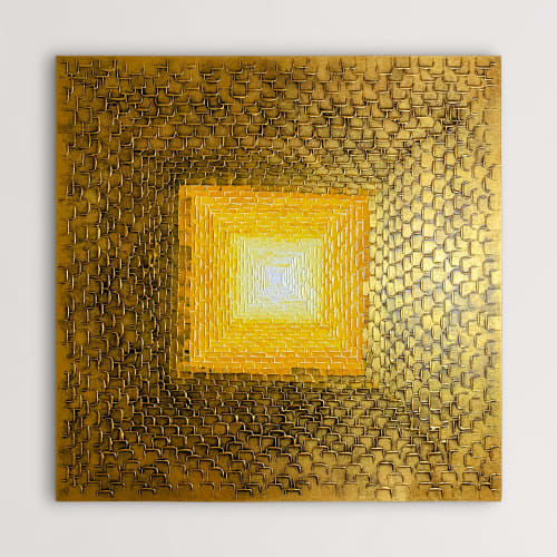 Towards New Times (SOLD) | Oil And Acrylic Painting in Paintings by Alessia Lu