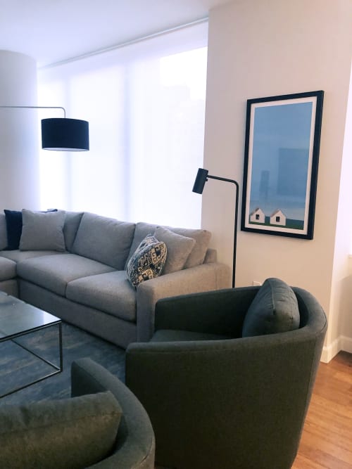 Side by Side - Framed Giclée Print | Oil And Acrylic Painting in Paintings by Paul Pedulla