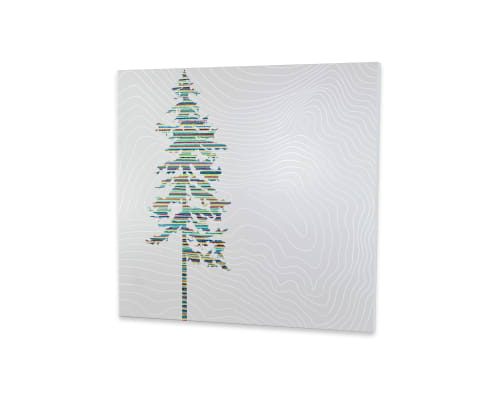 Lone Fir Painting | Paintings by Christopher Original