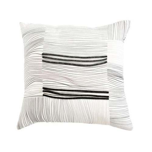 Nest Pillow | Coffee Gray | Pillows by Jill Malek Wallpaper