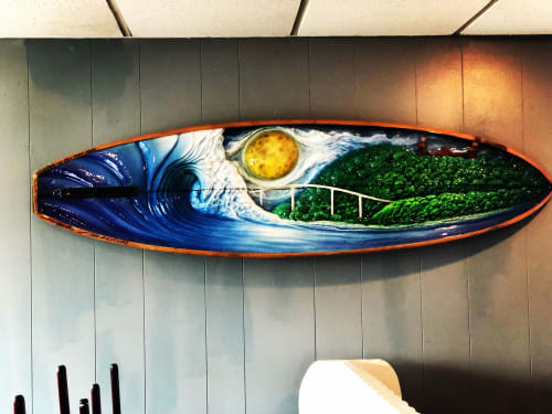 2nd jetty | Wall Sculpture in Wall Hangings by Carvinart | 2nd Jetty Seafood in Sea Bright