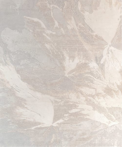 Rug Multani Clay hand-knotted wool blend-silk | Area Rug in Rugs by Atelier Tapis Rouge