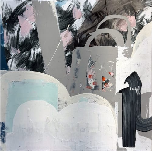 Red Dots | Mixed Media in Paintings by TONY SECOLO