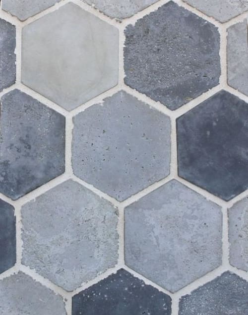 Hexagon Ceramic Tiles | Tiles by Avente Tile | Starbucks in Los Angeles
