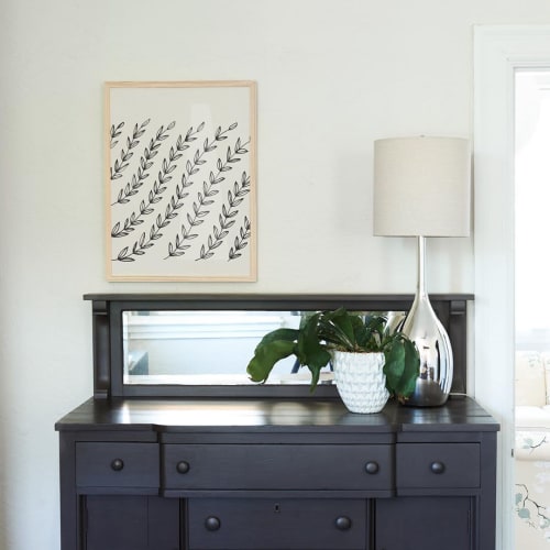 Vines | Framed Textile | Prints by Little Korboose