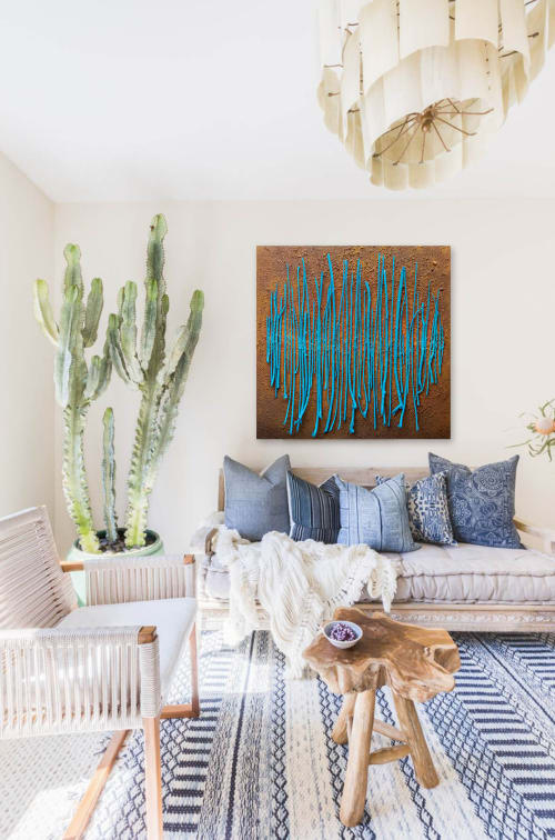 'Sticks II' | Paintings by Christina Twomey Art + Design