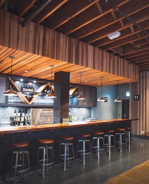 Custom Woodwork | Furniture by Thomas Philips Woodworking | The Collective Wine Bar & Kitchen in Victoria