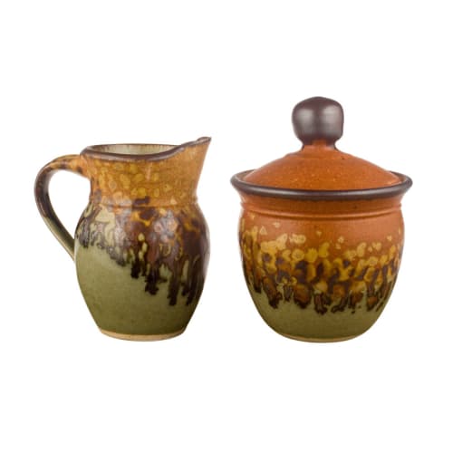 Round Ceramic Tableware by Sunset Canyon Pottery seen at Sunset Canyon