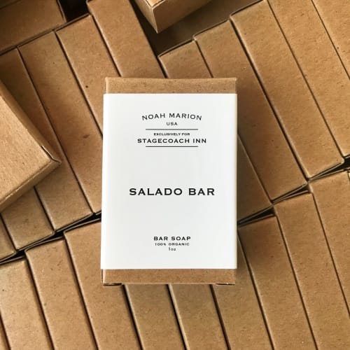 Custom Branded Soaps | Storage by Noah Marion | Stagecoach Inn in Salado
