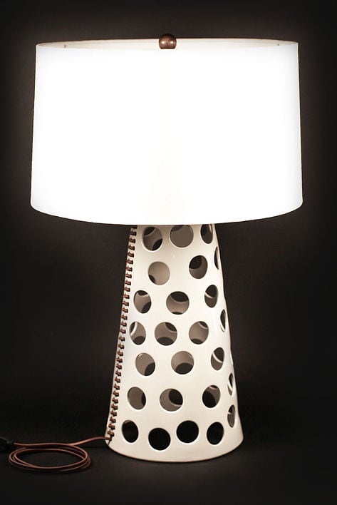 Michele ceramic lamp. | Lamps by Ryan Mennealy Ceramics