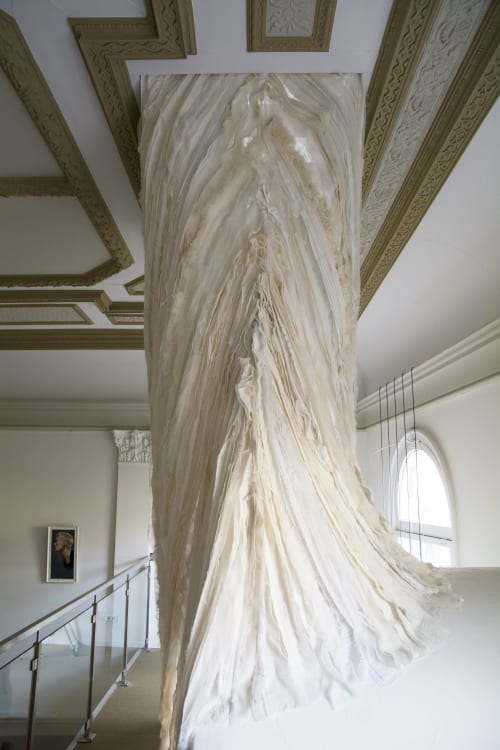 Stairway to Heaven | Sculptures by Waste Textiles Artist Femke van Gemert | Het Kantoor van nu in Gouda