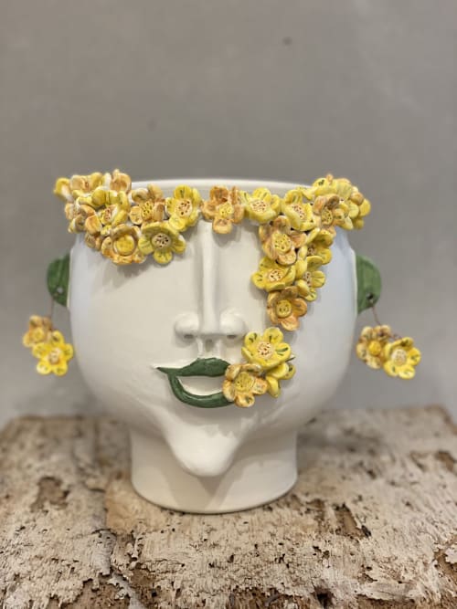 La figlia dei fiori - The Flower Daughter | Vase in Vases & Vessels by Patrizia Italiano