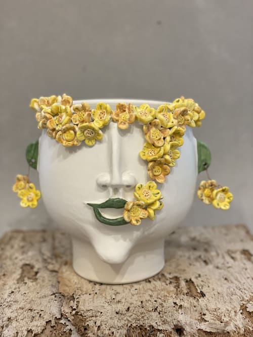 La figlia dei fiori - The Flower Daughter | Vases & Vessels by Patrizia Italiano