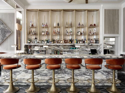 Bar Stools | Chairs by THURSTAN | Le Comptoir Robuchon in London