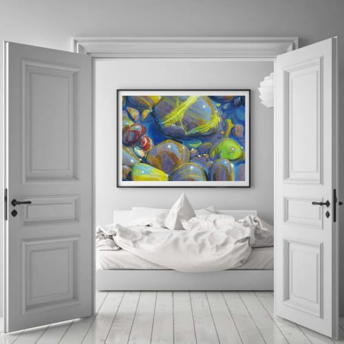 "Skimming Stones" Print | Prints by Fran Halpin Art