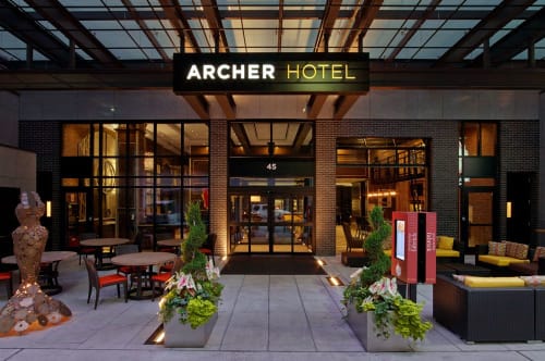 Interior Design | Interior Design by Glen & Co Architecture | Archer Hotel New York in New York