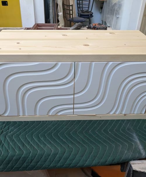 wave cabinet | Storage by MJY Fabrication