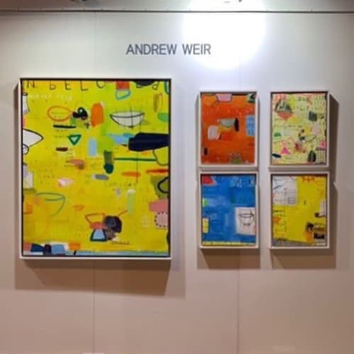 Affordable Art Melbourne - 5 Paintings | Paintings by Andrew Weir / Agnostic Forms | Royal Exhibition Building in Carlton