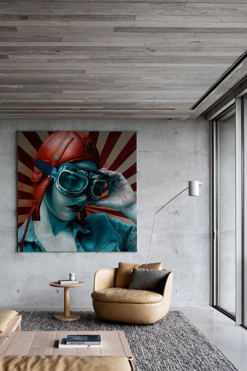 We are the Wind, painting oil on linen | Paintings by Kathrin L