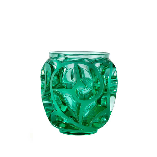 Tourbillons Vase - Mint Green Crystal | Vases & Vessels by Lalique | LALIQUE - Rue Royale in Paris