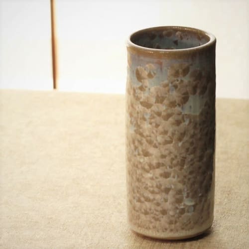 Vase of Crystal Glaze | Vases & Vessels by Ceramica Shigemi
