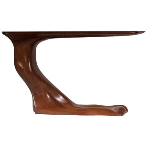 Amorph Frolic Console Table, Walnut Stained, by Amorph | Tables by Amorph