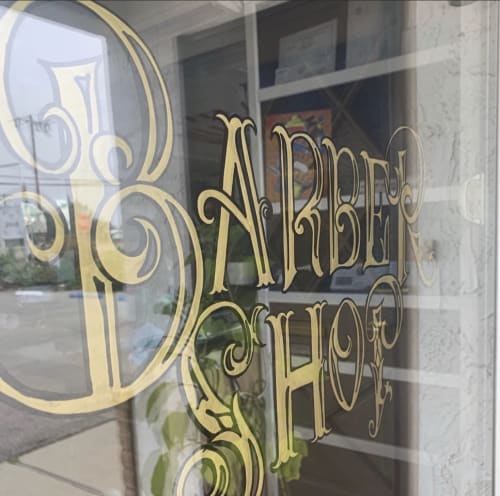 The Hive | Signage by Paper Cliché | The Hive barbershop in Morro Bay