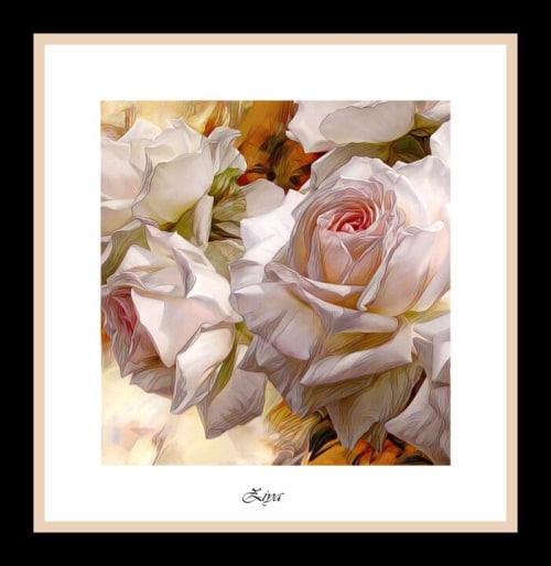 Abstract Art, Wall Design, Flowers (2022) | Art & Wall Decor by Ziya Tatar