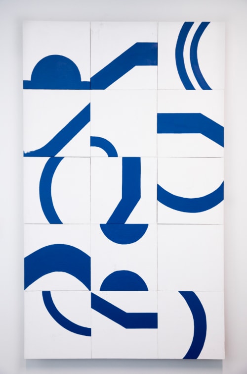 "Water" | Paintings by ANTLRE - Hannah Sitzer | Google Events Center in Redwood City