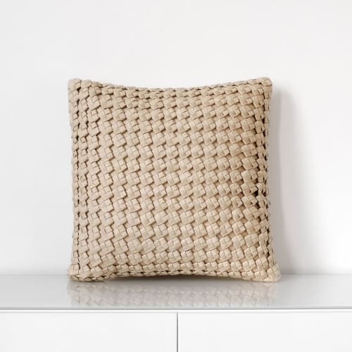 Square Knot Weave Cushion Cover | Pillows by Kubo