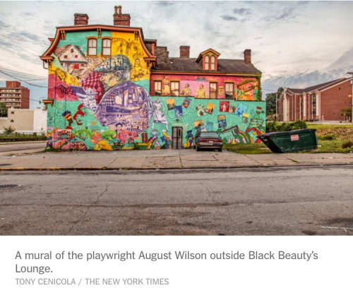 August Wilson | Murals by kyle Holbrook