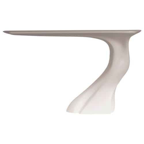 Amorph Frolic Console Table, Wall-Mounted, White Matte | Tables by Amorph | Los Angeles in Los Angeles