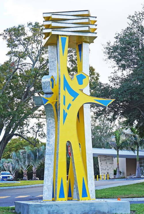 Reaching for Knowledge - Sculpture | Public Sculptures by Gus Lina Art