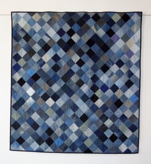 Denim Quilt | Universe IV | Tiles by DaWitt | Daniela Witt Studio in Leipzig