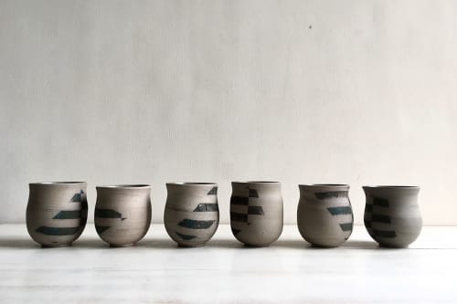 Handcrafted ceramic kulhads or tea-bowls | Tableware by Rekha Goyal