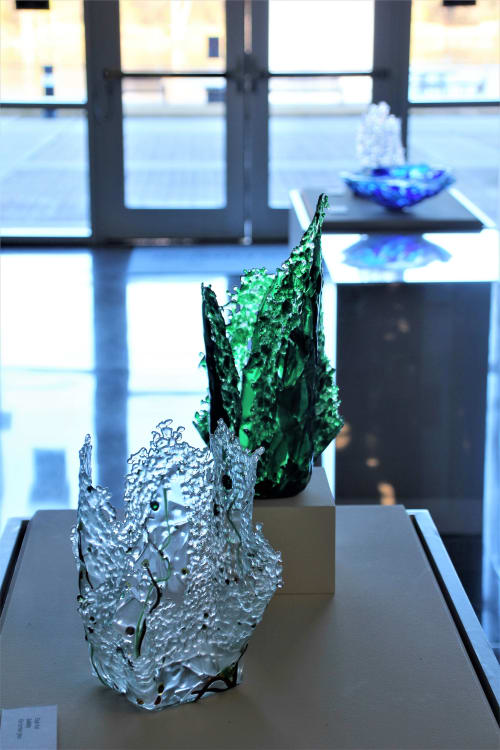 Art Glass Sculptures | Sculptures by Elijah Kell Art Glass | Central Piedmont Community College - Levine Campus in Matthews