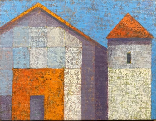 Pine Mountain Storehouse | Mixed Media in Paintings by Rich Godfrey
