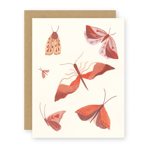 Moths Card | Art & Wall Decor by Elana Gabrielle