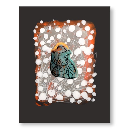 Heart | Mixed Media in Paintings by Nastia Craig