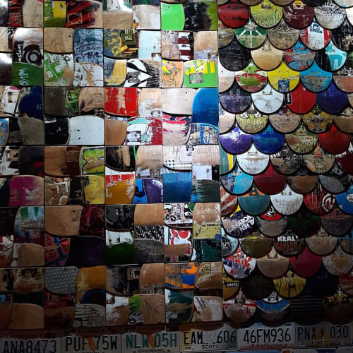 Woven Skateboard and Skater Shake tiles | Tiles by Skate or Design | Lasanta in Pyeongtaek