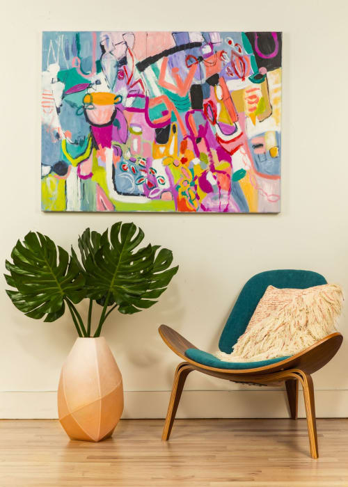 Bed Of Roses | Paintings by Carrie McIntyre