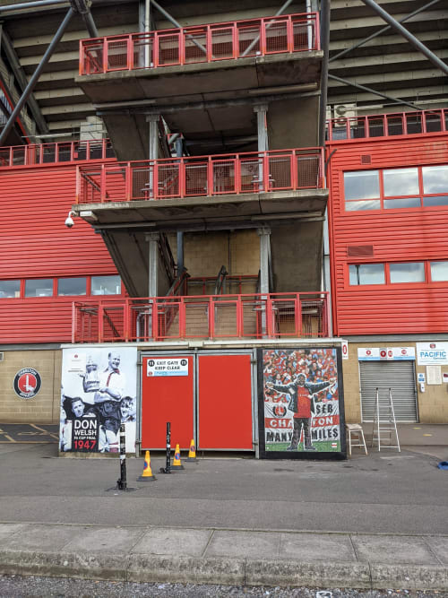 Seb Lewis Charlton Athletic Super Fan Memorial Mosaic by Paul Siggins - The  Mosaic Studio at Charlton Athletic FC, London