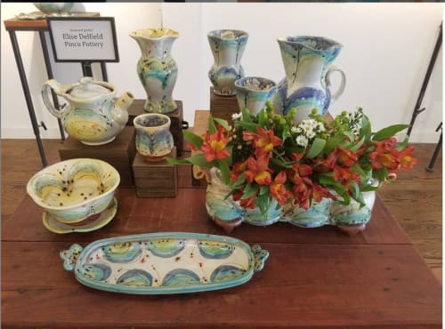 Flower Bricks | Vases & Vessels by Pincu Pottery | Lark & Key in Charlotte